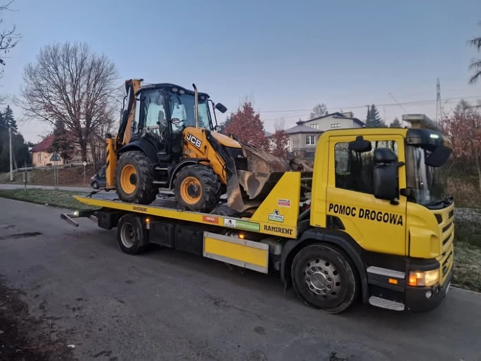 Transport maszyn budowlanych