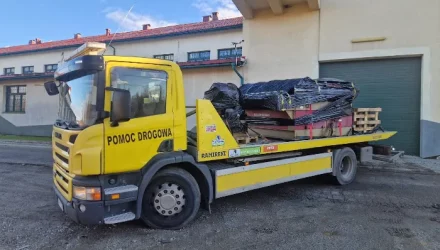 Przewóz towaru na lawecie